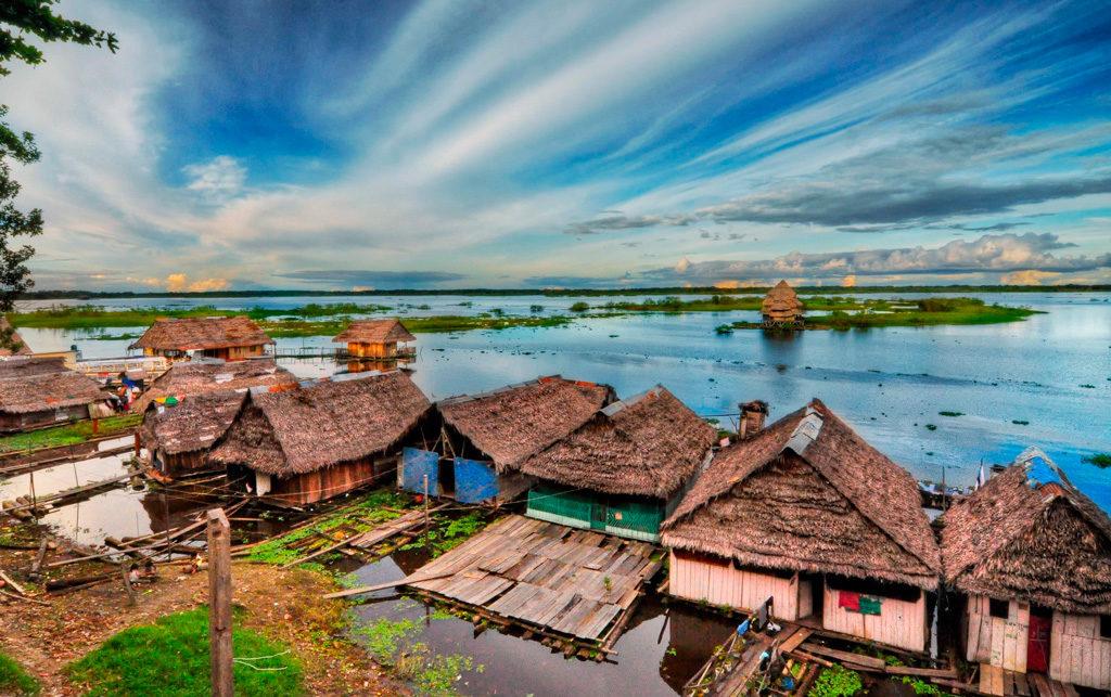 Iquitos jungle Peru, город Икитос в Перу